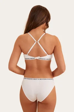 Sale Ringers Western Zoe Womens Crop Top - White